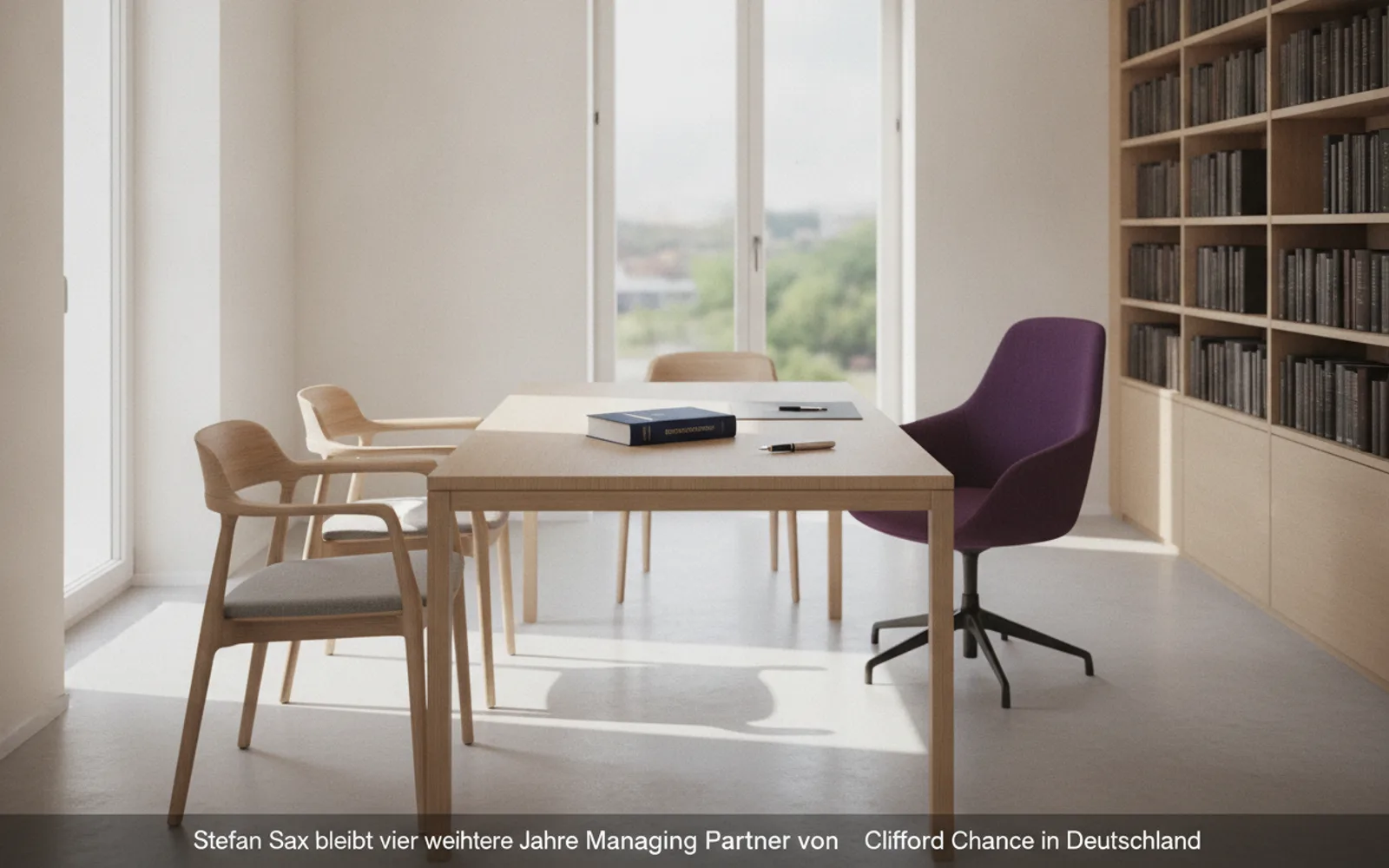 Stefan Sax bleibt vier weitere Jahre Managing Partner von Clifford Chance in Deutschland